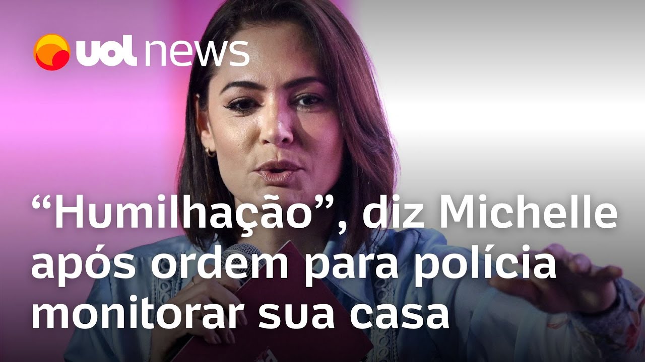 Michelle Bolsonaro fala em humilhação após Moraes mandar polícia monitorar sua casa