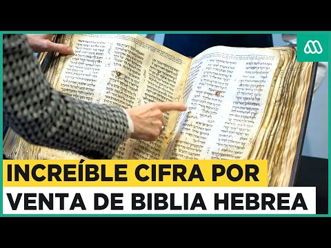 Antigua Biblia hebrea se vende por cifra récord en Estados Unidos