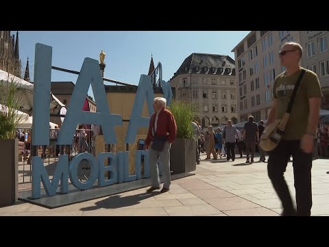 Munich's historic city centre taken over by motor show