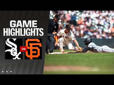 White Sox vs. Giants Game Highlights (8/21/24) | MLB Highlights