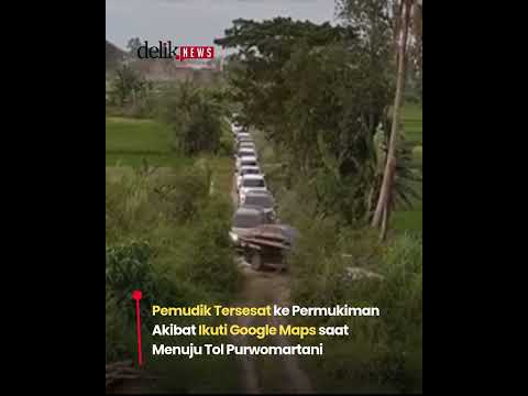 Google Maps Bikin Nyasar, Pemudik Serbu Jalan Sawah di Kampung
