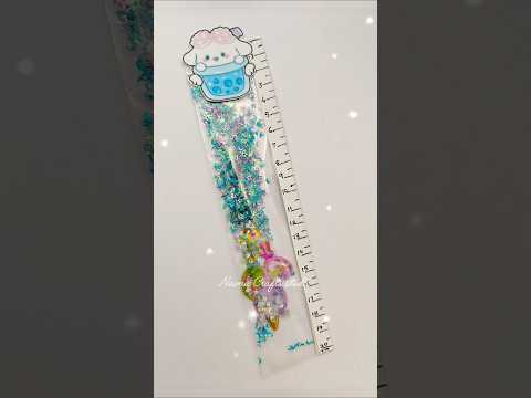 Glittery Sanrio Scale| DIY Scale #crafts #stationery #diy #glitter #sanrio #backtoschool