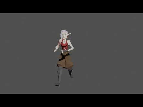 Elle - Run Cycle - The Morning Knight