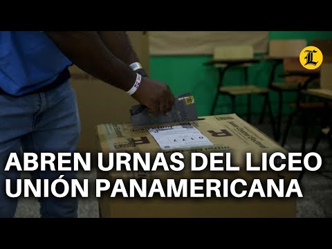 ¡Iniciaron las votaciones! Abren urnas del Liceo Unión Panamericana en el Distrito Nacional