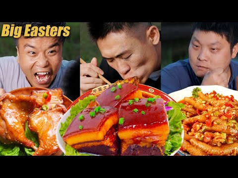 Teaming up to bully Da Zhuang! The chicken drumstick is crammed with mustard.| TikTok Video|Spicy