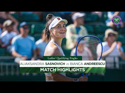 Andreescu on fire | Bianca Andreescu v Aliaksandra Sasnovich | Highlights | Wimbledon 2026