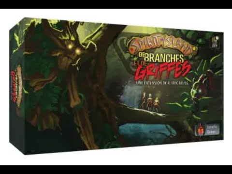 Spirit Island extension "De branches et de griffes" unboxing