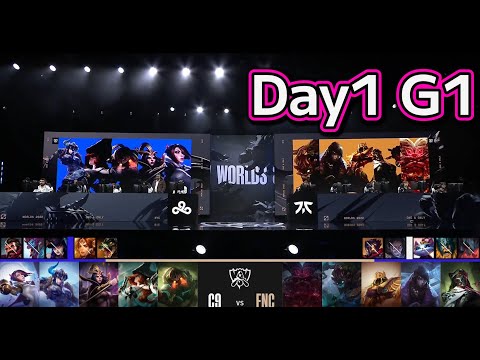 C9 vs FNC | Day1 G1 | 世界大会2022 Group Stage 日本語実況解説