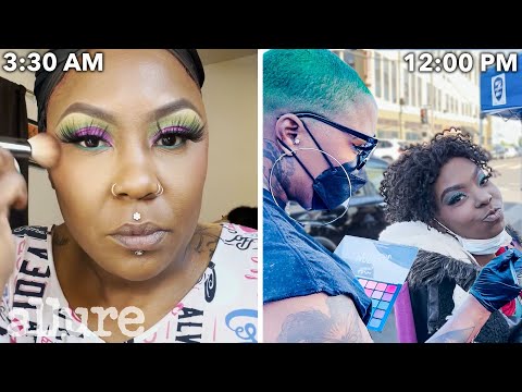 A Makeup Artist's Entire Routine, From Waking Up to Serving the Community | Work It | Allure