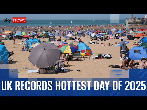 UK records hottest day of the year so far