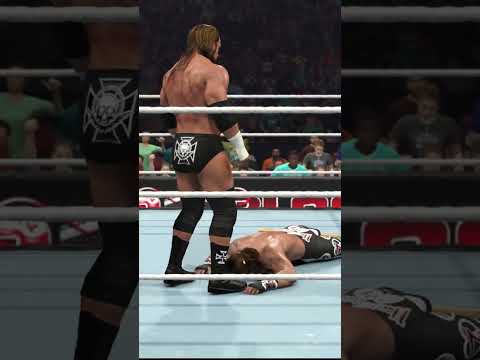 Triple H Pedigrees Shawn Michaels!! #wwe2k26 #wwe2k26gameplay