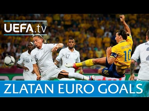 Zlatan IbrahimoviÄ‡: Watch all of his EURO goals!