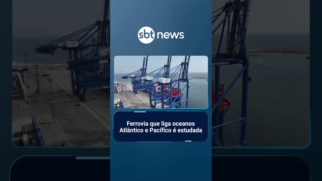 Brasil e China firmam acordo para estudar construção de ferrovia ligando oceanos | SBTBrasil