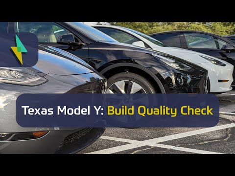 GigaTexas Tesla Model Ys - Vehicle Walk Around & Build Quality Check