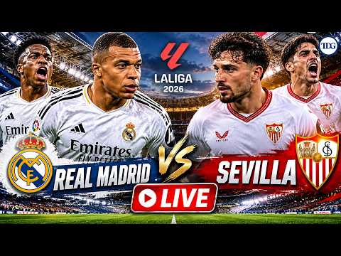 WATCH <strong>LIVE</strong> | <strong>Real</strong> Madrid vs Sevilla <strong>LIVE</strong> | LaLiga 2026 | <strong>Live</strong> Match &amp; Highlights