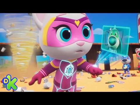 Peligrosos torbellinos en Ciudad Cumbre | Talking Tom Heroes: Los superpoderosos | DK Latinoamérica