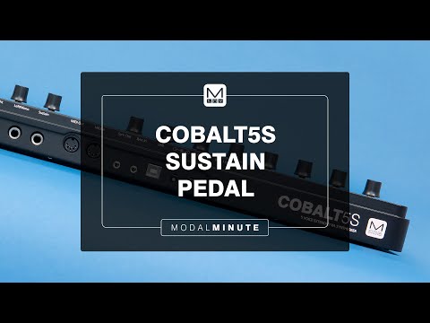 Modal Minute #49 – Using a Sustain Pedal with COBALT5S