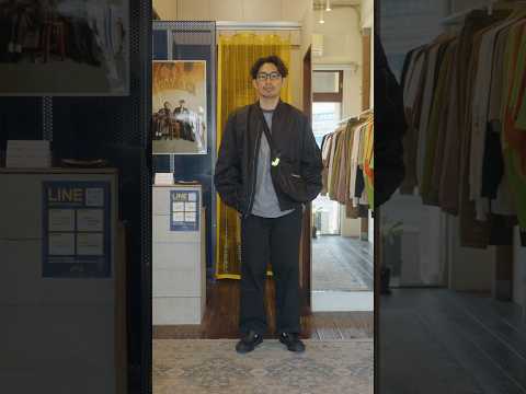 古着をミックスした春の大人コーデ👨☘️