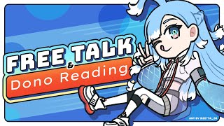 【FREE TALK + Dono Reading】Gonna be quick cuz I NEED SLEEP AAAAAAAAAAAA