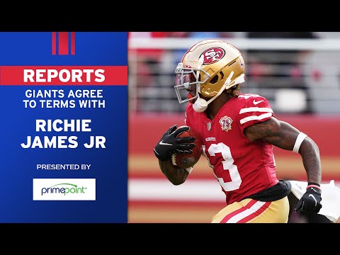 Reports: Giants Agree to Terms with WR Richie James video clip