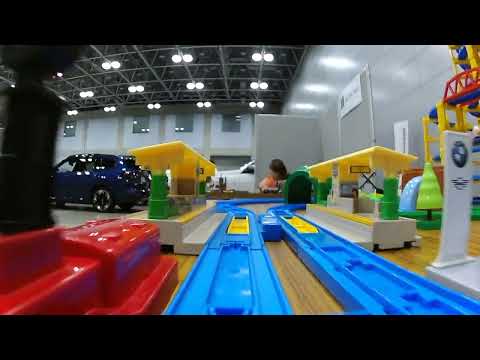 【プラレール】アルコンサマーフェスタ2024レイアウトのプラレール前面展望