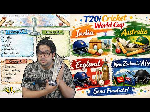 T20i WC 2026: ICC's pre-assigned seedings 🔥 Top 4 कौन और कैसे जायेगा 😳