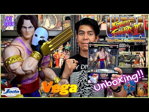 ¡¡ Vega de Street Fighter II Ultra !! Unboxing Jada Toys Zoe Geek!