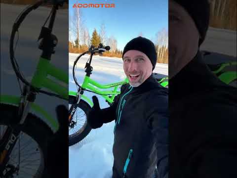 Snow? No Problem. The Addmotor 360 Etrike Keeps Rolling #shorts