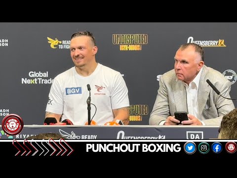 OLEKSANDR USYK -“WHAT WE DO NOW IS TEMPORARY” #usykdubois2