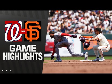 Nationals vs. Giants Game Highlights (8/10/25) | MLB Highlights