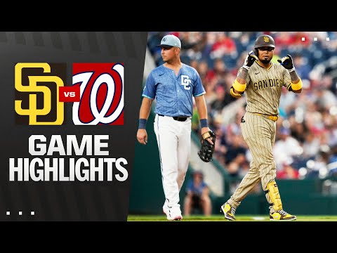 Padres vs. Nationals Game Highlights (7/18/25) | MLB Highlights