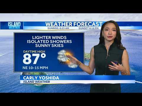 Tuesday Weather | Gentle trades continue today as wetter conditions move in midweek