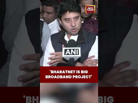 Jyotiraditya Scindia Highlights BharatNet as World’s Largest Rural Broadband Project