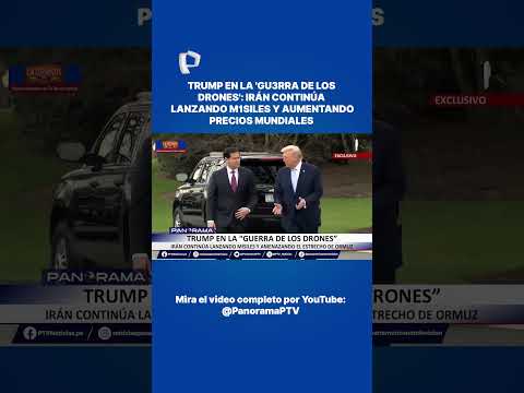 Trump en la 'gu3rra de los drones': Irán continúa lanzando m1siles y aumentando precios mundiales