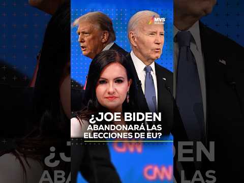 ¿Joe Biden abandonará las elecciones de EU? #joebiden #donaldtrump