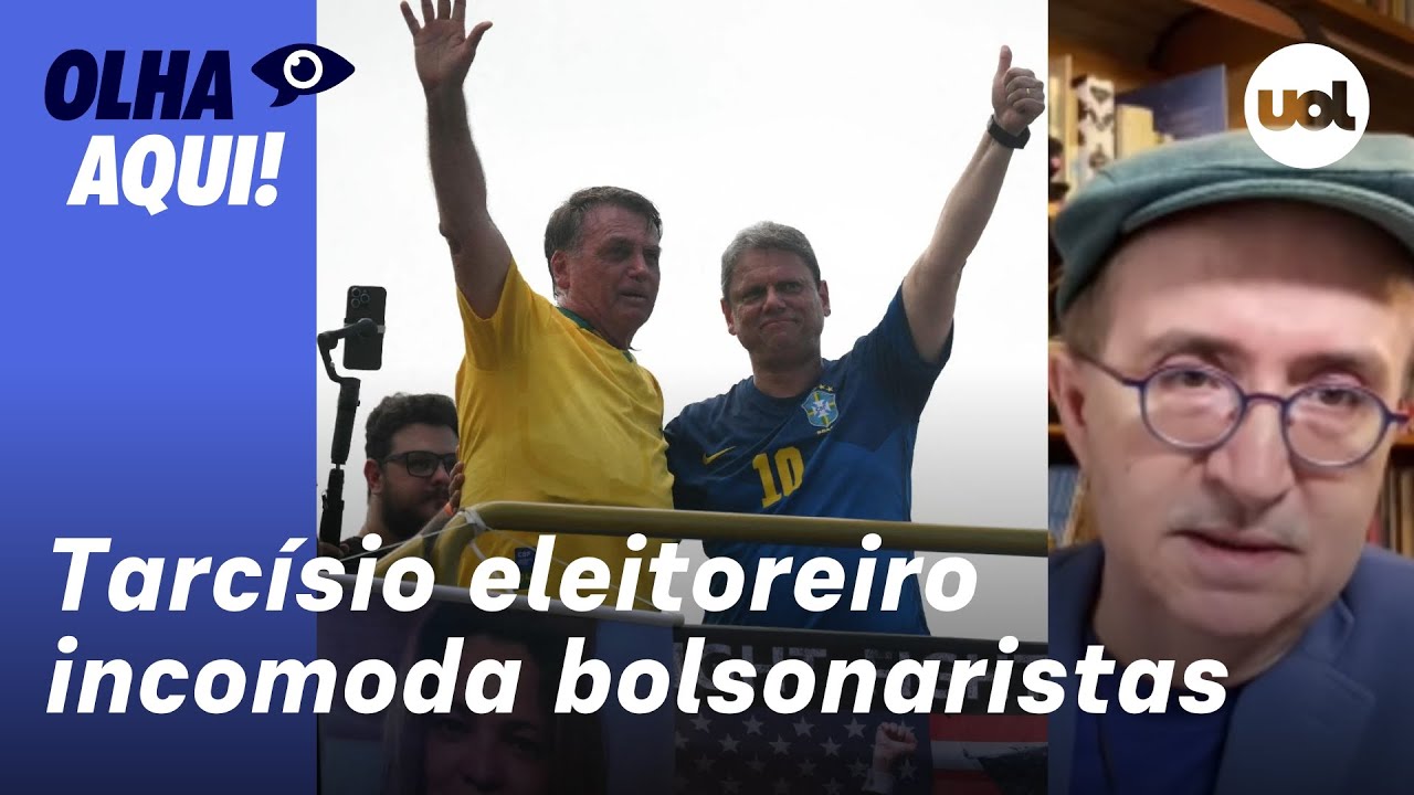 Reinaldo Tarcísio faz discurso eleitoreiro em ato contra o STF e incomoda direita radical
