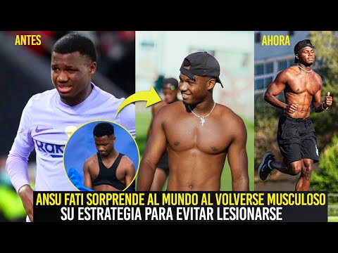 EL NIÑO ANSU FATI CANSADO DE PASAR LESIONADO SE HIZO MUSCULOSO PARA EVITAR RECAER ¡MIRALO!