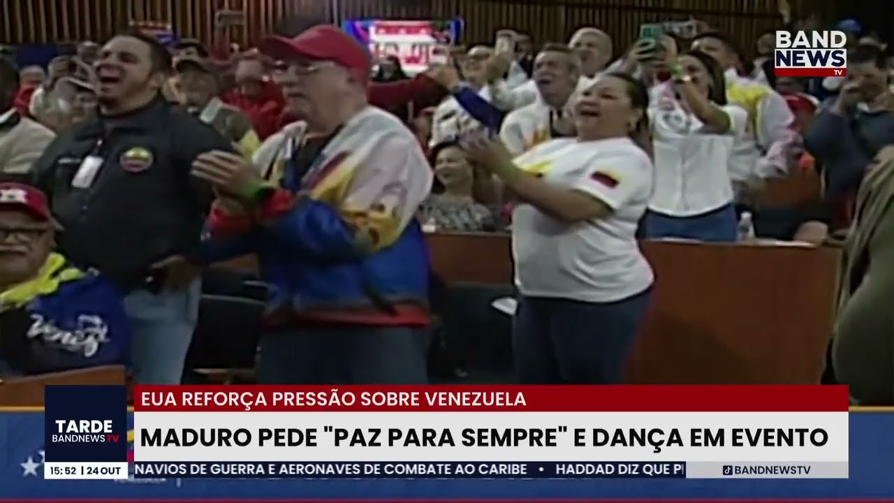 Nicolás Maduro faz “dancinha” para pedir paz na Venezuela