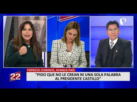 Patricia Chirinos: Pido que no le crean una sola palabra al presidente Castillo, es  mitómano