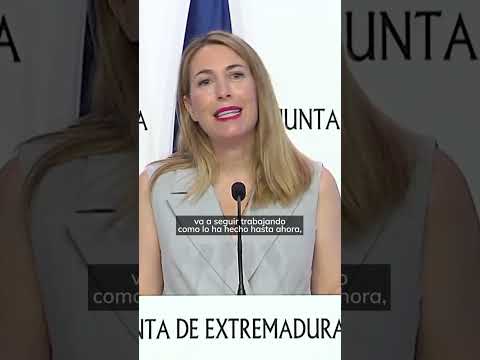 María Guardiola: Por encima de los intereses de cualquier partido están los extremeños #shorts