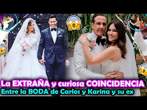 La EXTRAÑA y curiosa COINCIDENCIA entre LA BODA de Carlos Ponce y Karina Banda y la de su EX Ximena