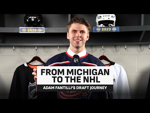 From Michigan to the NHL | Adam Fantilli's Draft Journey