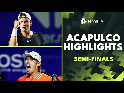 De Minaur Faces Draper; Rune Plays Ruud | Acapulco 2024 Semi-Final Highlights