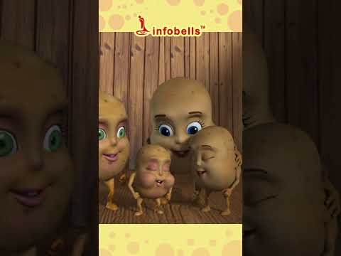 Aloo Papa Ekkadiki Velladu - Potato Song | Telugu Rhymes & Cartoons | Infobells #telugurhymes