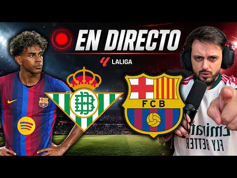 🔴BETIS vs <strong>FC</strong> BARCELONA · EN DIRECTO REACCIÓN a LALIGA JORNADA 9 · MADRIDISTA EN <strong>VIVO</strong>