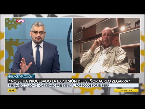 Fernando Cillóniz: “yo sigo en carrera, es una rabieta más del señor Áureo Zegarra”