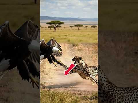 King of the Jungle, But Helpless Before the Eagle | Shocking Footage #eagle  #sora #ai