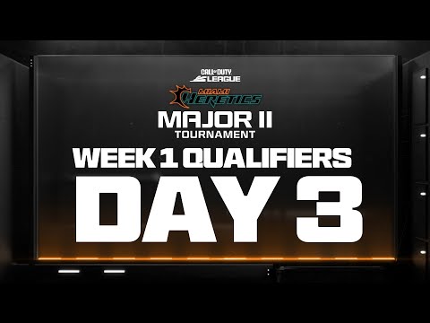 Call of Duty League Major II Qualifiers | Week 1 Day 3