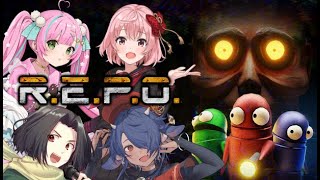 【R.E.P.O. 】まるちゃんはじめてのれぽ😀イチナナの大先輩たちとゆく！【桃羽ひでまる/武士来舞】