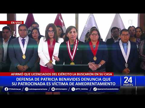 Abogado de Patricia Benavides denuncia que exfiscal de la Nación es víctima de amedrentamiento